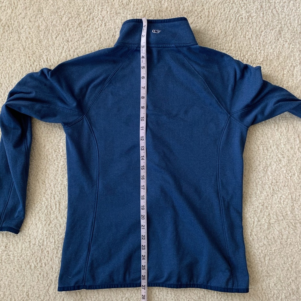 Vineyard Vines Asymmetrical Fleece Jacket Medium - Picture 6 of 7